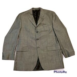 Lauren Ralph Lauren Men's Suit Jacket 44x38 Big Tall Gray Blazer‎ office wedding